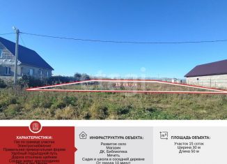 Продается земельный участок, 15 сот., село Кармаскалы, улица Зарипова