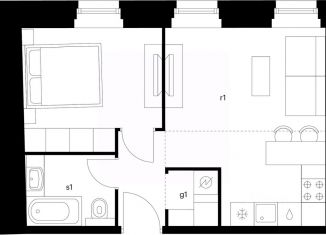 Продается 1-ком. квартира, 37.64 м2, Санкт-Петербург, Кантемировская улица, 11Р, метро Выборгская