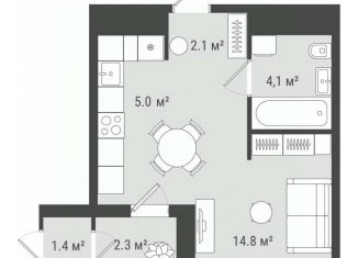 Продается квартира студия, 28.2 м2, Удмуртия