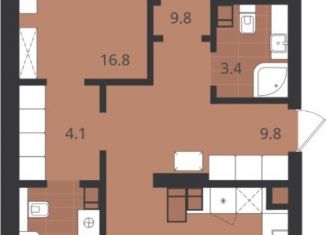 2-ком. квартира на продажу, 84.3 м2, Калининград