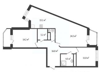 Продажа 3-комнатной квартиры, 90.6 м2, Калужская область, проспект Маркса, 79