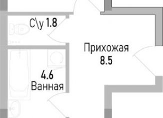 Продаю 1-комнатную квартиру, 50.9 м2, Липецкая область