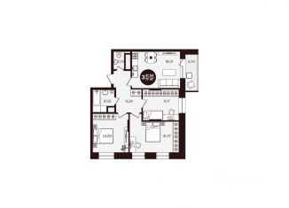 Продам 3-ком. квартиру, 77.47 м2, Чувашия