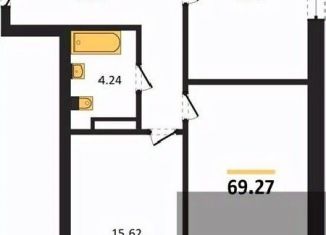 Продам 2-комнатную квартиру, 69.3 м2, Воронежская область, Московский проспект, 140