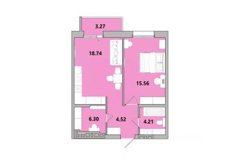Продажа 2-ком. квартиры, 52.6 м2, Иркутск, Ленинский округ