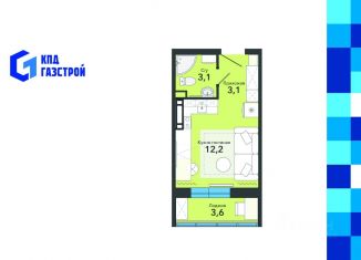 Квартира на продажу студия, 22 м2, посёлок Садовый, микрорайон Околица, 14