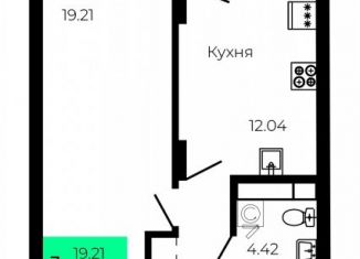 Продам однокомнатную квартиру, 41.62 м2, Воронежская область, улица Дарвина, 20/3