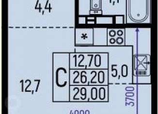 Продается квартира студия, 29 м2, Майкоп