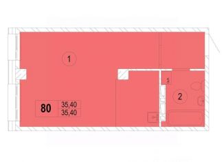 Продается квартира студия, 35.4 м2, Уссурийск, улица Хмельницкого, 9А