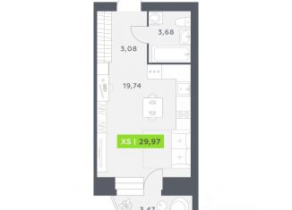 Продам квартиру студию, 29.97 м2, Северодвинск, проспект Победы, 15к2, ЖК Квартал Победы