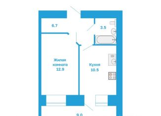 Продажа 1-ком. квартиры, 37.9 м2, Амурская область, улица Василенко, 5/4