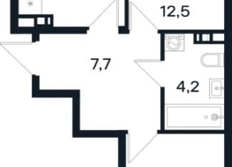 Продажа двухкомнатной квартиры, 59.85 м2, Краснодар