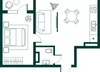 Продается 2-комнатная квартира, 43.24 м2, Дагестан