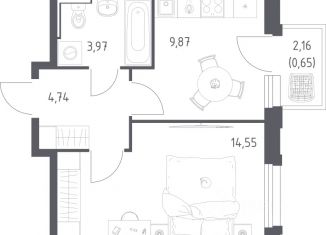 Продаю 1-ком. квартиру, 33.8 м2, Забайкальский край