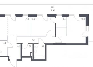 Продаю 2-ком. квартиру, 73.2 м2, Приморский край, улица Сабанеева, 1.2