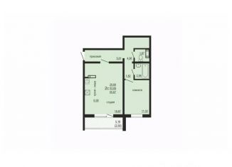 Продажа 1-комнатной квартиры, 55.67 м2, Челябинская область, улица Дружбы, 4