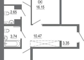 Продается двухкомнатная квартира, 67.2 м2, Иркутск, Октябрьский округ, улица Маврикия Слепнёва, 2