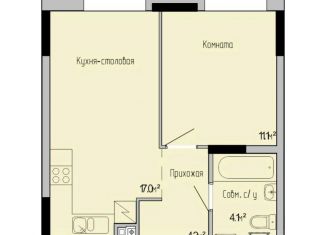 Продается 1-комнатная квартира, 36.4 м2, Удмуртия