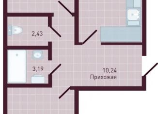 Продам двухкомнатную квартиру, 65.93 м2, Новочебоксарск