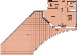 Продажа 3-ком. квартиры, 179.78 м2, Ярославль