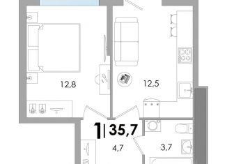 Продажа 1-ком. квартиры, 35.6 м2, Тверь, улица С.Я. Лемешева, 6