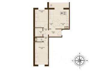 Продаю 3-ком. квартиру, 53.2 м2, Челябинская область, улица Мечты, 9