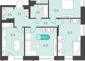 3-ком. квартира на продажу, 81.2 м2, Ижевск