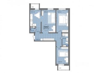 Продаю 3-ком. квартиру, 86.75 м2, Челябинская область, улица Труда, 14