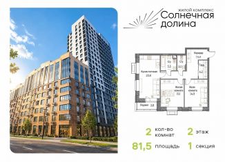 Продается двухкомнатная квартира, 79.6 м2, Обнинск