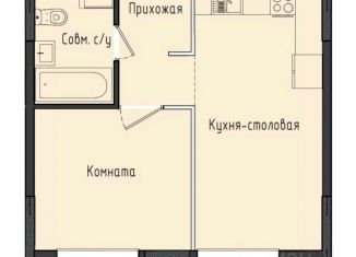 Продам 1-комнатную квартиру, 36 м2, село Первомайский