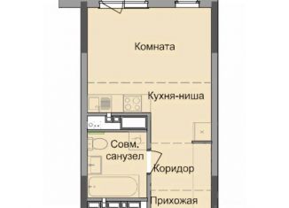 Продам квартиру студию, 26.2 м2, Удмуртия, ЖК Истории, 7